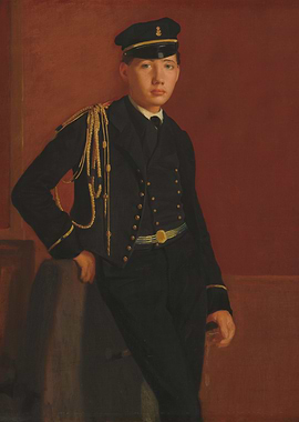 Portrait of a Young Man in Uniform