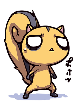 Cute Squirrel Character