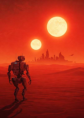 Robot on a Red Planet