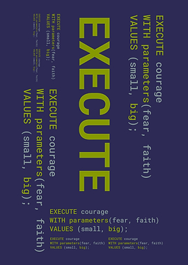 Execute with Courage and Values