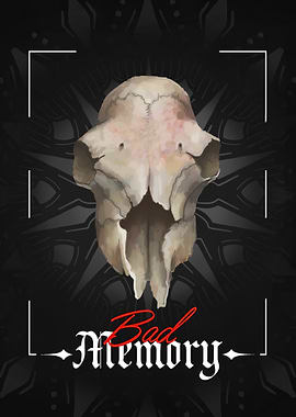 Bad Memory Skull Art