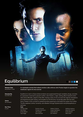 Equilibrium Movie Poster
