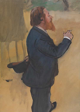 Man in a Suit with a Hat