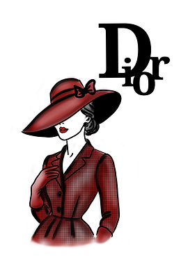 Dior Fashion Illustration