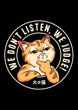 Cat Judging You Sliently