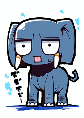 Cute Elephant Cartoon