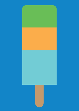 Colorful Popsicle Illustration