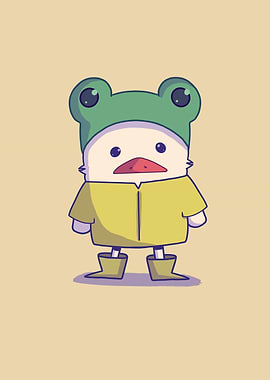 Frog Hat Duck