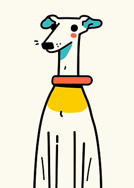 Cute Cartoon Dog Illustration