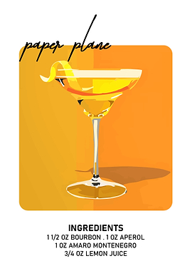 Paper Plane Cocktail Recipe