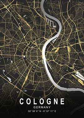 Cologne Silver City Map