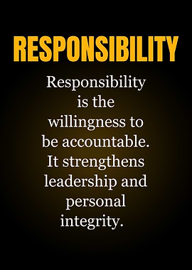 Responsibility: Leadership and Integrity