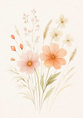 Watercolor Floral Bouquet