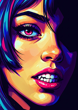 Vampire Woman Portrait