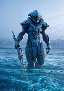 Alien Warrior in Water
