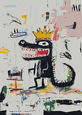 Abstract Alligator King