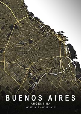 Buenos Aires Silver City Map