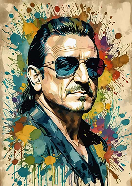 Bono Vintage Portrait