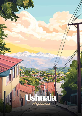 Ushuaia, Argentina Travel Poster