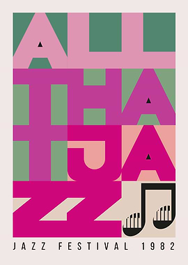 All That Jazz Festival 1982 Poster