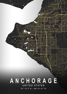 Anchorage Silver City Map