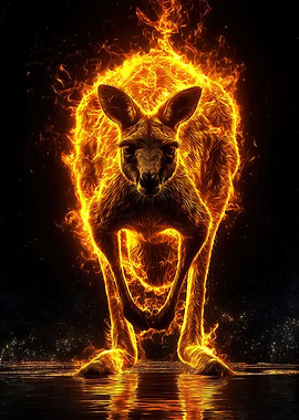 Flaming Kangaroo