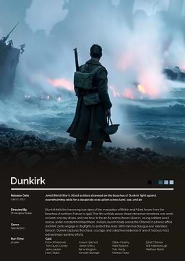 Dunkirk Movie Poster