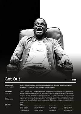 Get Out Movie Poster