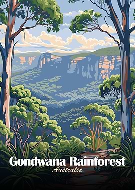 Gondwana Rainforest Australia Landscape Art