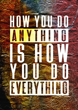 Inspirational Quote on Textured Background