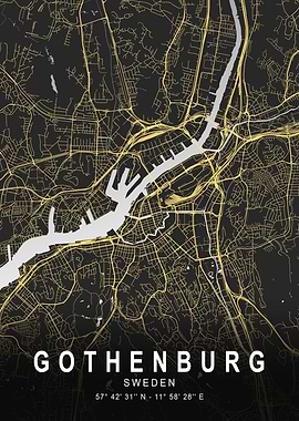 Gothenburg Silver City Map