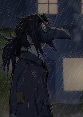 Plague Doctor in the Rain (Gavril)