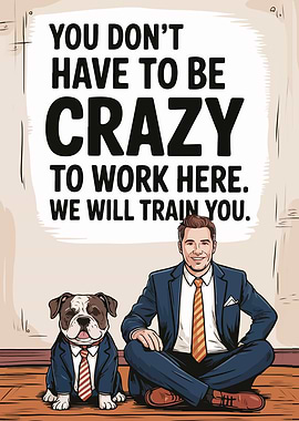 Funny Office Humor with Dog
