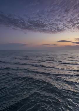 Calm Ocean at Dusk