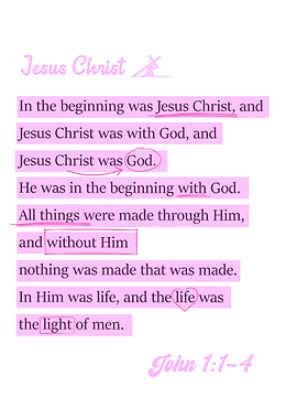 Jesus Christ Scripture Verse