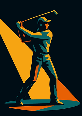 Golf Swing Illustration