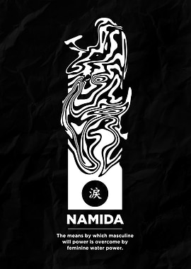 Namida - Japanese Word Art