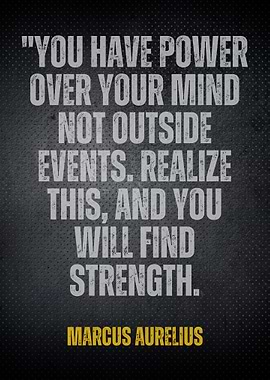 Marcus Aurelius Quote: Power Over Mind