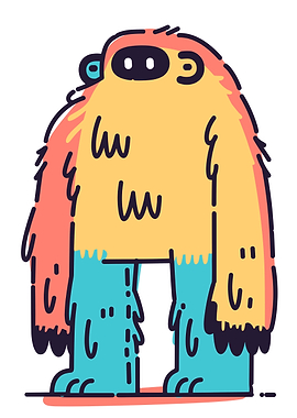 Cartoon Monster Illustration