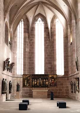 St. Lorenz Church Interior, Nuremberg, Germany