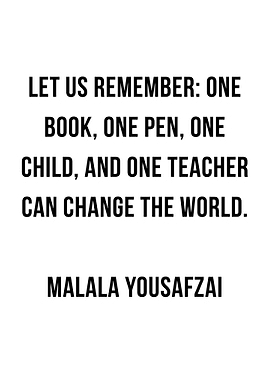 Malala Youssafzai Famous Quote