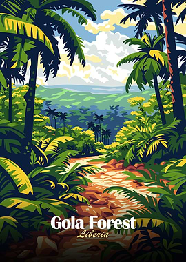 Gola Forest, Liberia Illustration
