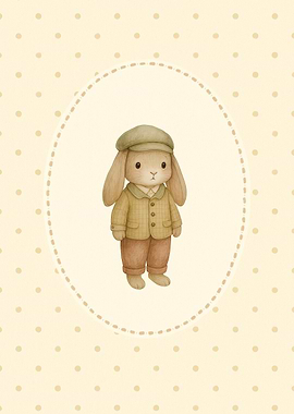 Dapper Bunny Illustration