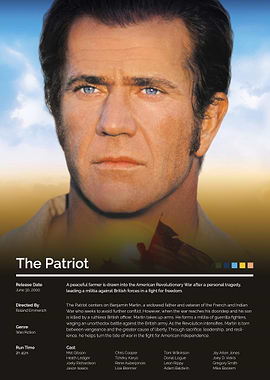 The Patriot Movie Poster