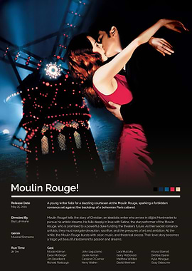 Moulin Rouge! Movie Poster