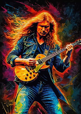 Dave Mustaine Vintage Flame