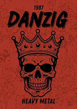 Danzig Skull King Heavy Metal Poster