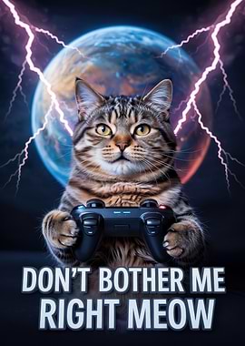 Gamer Cat: Don't Bother MEOW