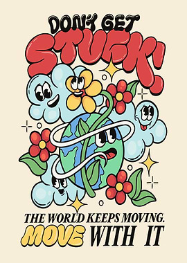 Don't Get Stuck! Earth Cartoon