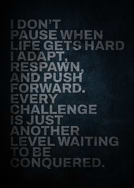 Motivational Gaming Quote